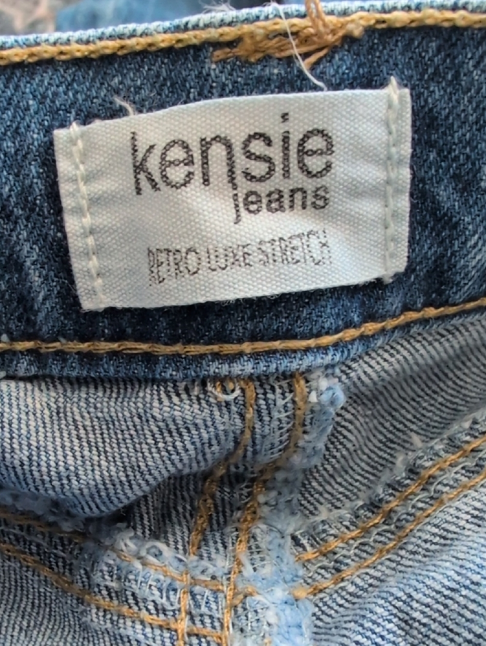 Kensie The Izzy High Rise Relaxed Straight Jeans Size 6 - Picture 9 of 12